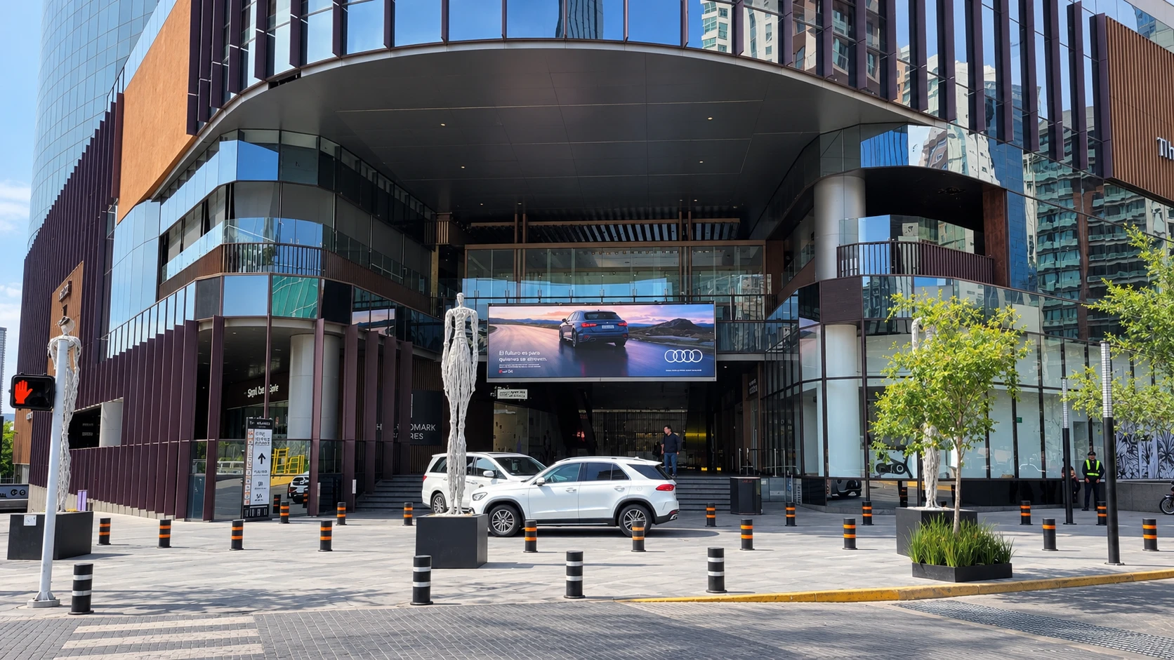 Pantalla publicitaria en Torre Andares
